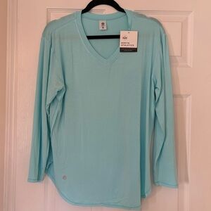 Senita Athletics  Boyfriend Long Sleeve Size Small